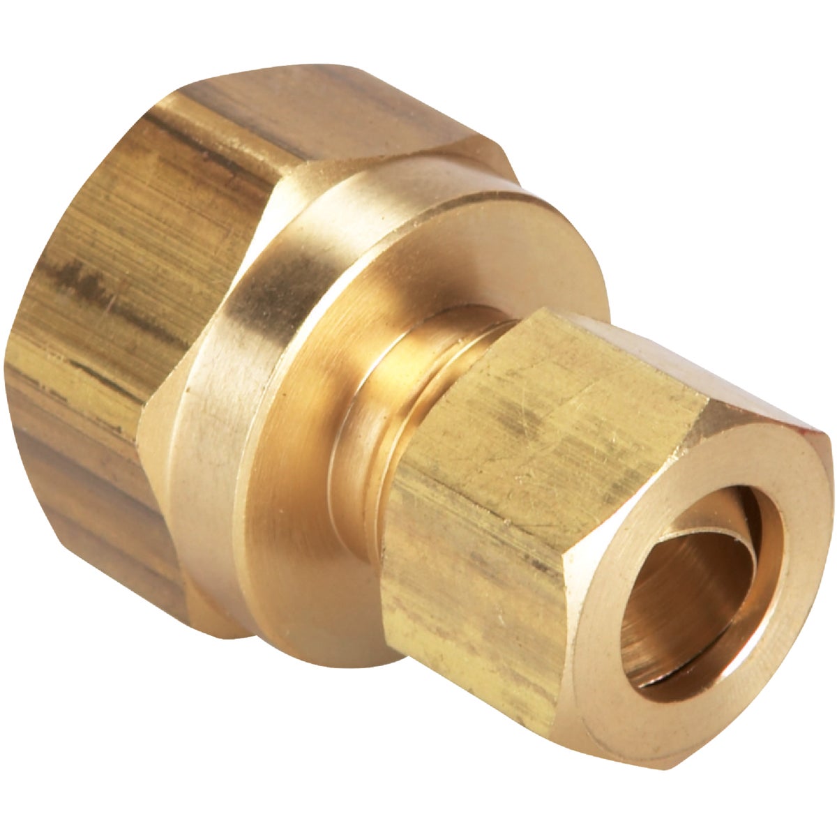 3/8" X 1/2" Brass Union Compression Adapter - Model 458285