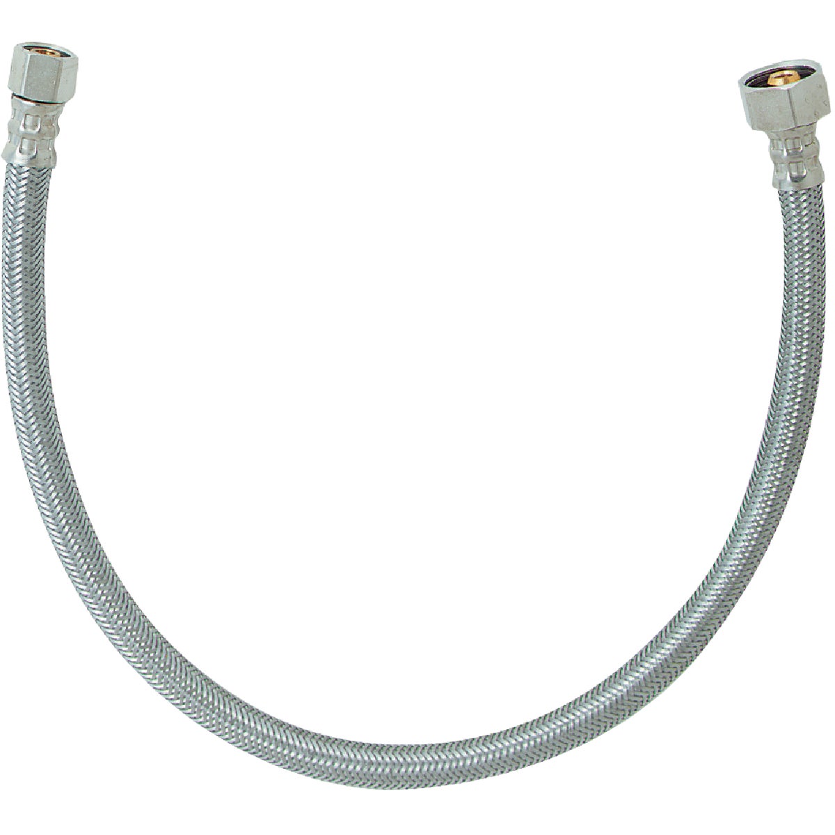 3/8 In. C X 1/2 In. F X 20 In. L Stainless Steel Faucet Connector