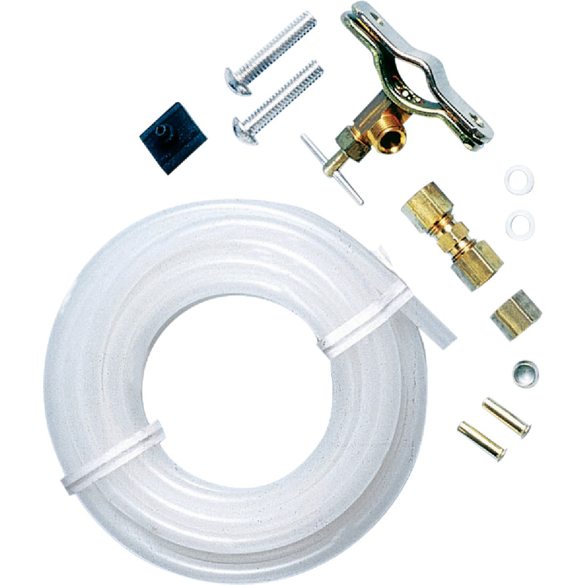25 Ft. X 1/4 In. Poly Tubing Ice Maker Installation Kit With Valves