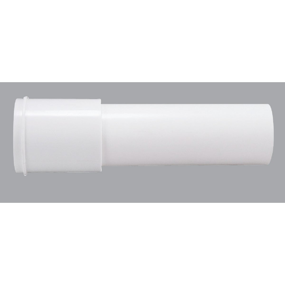 1-1/2 In. X 12 In. White Plastic Solvent Weld Extension Tube