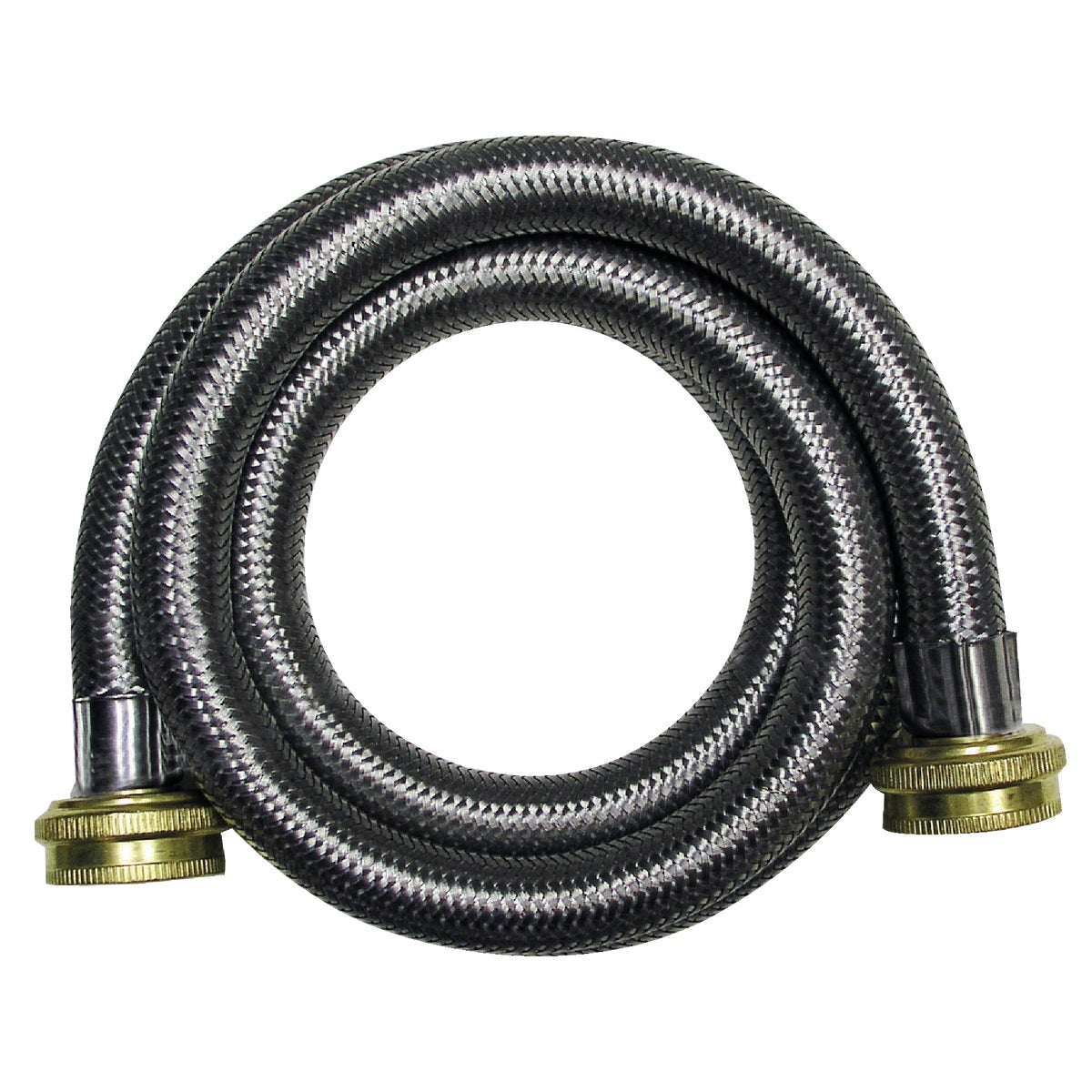 4 Ft. Stainless Steel Washing Machine Hose, 125 Psi, Model 496-211