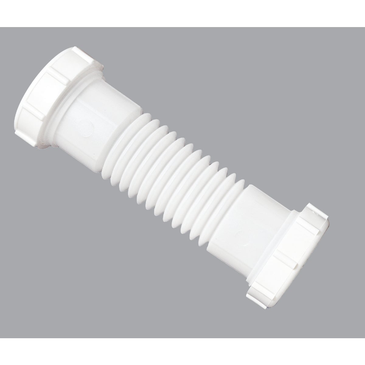 1-1/4 In. Or 1-1/2 In. White Plastic Flexible Coupling And Elbow
