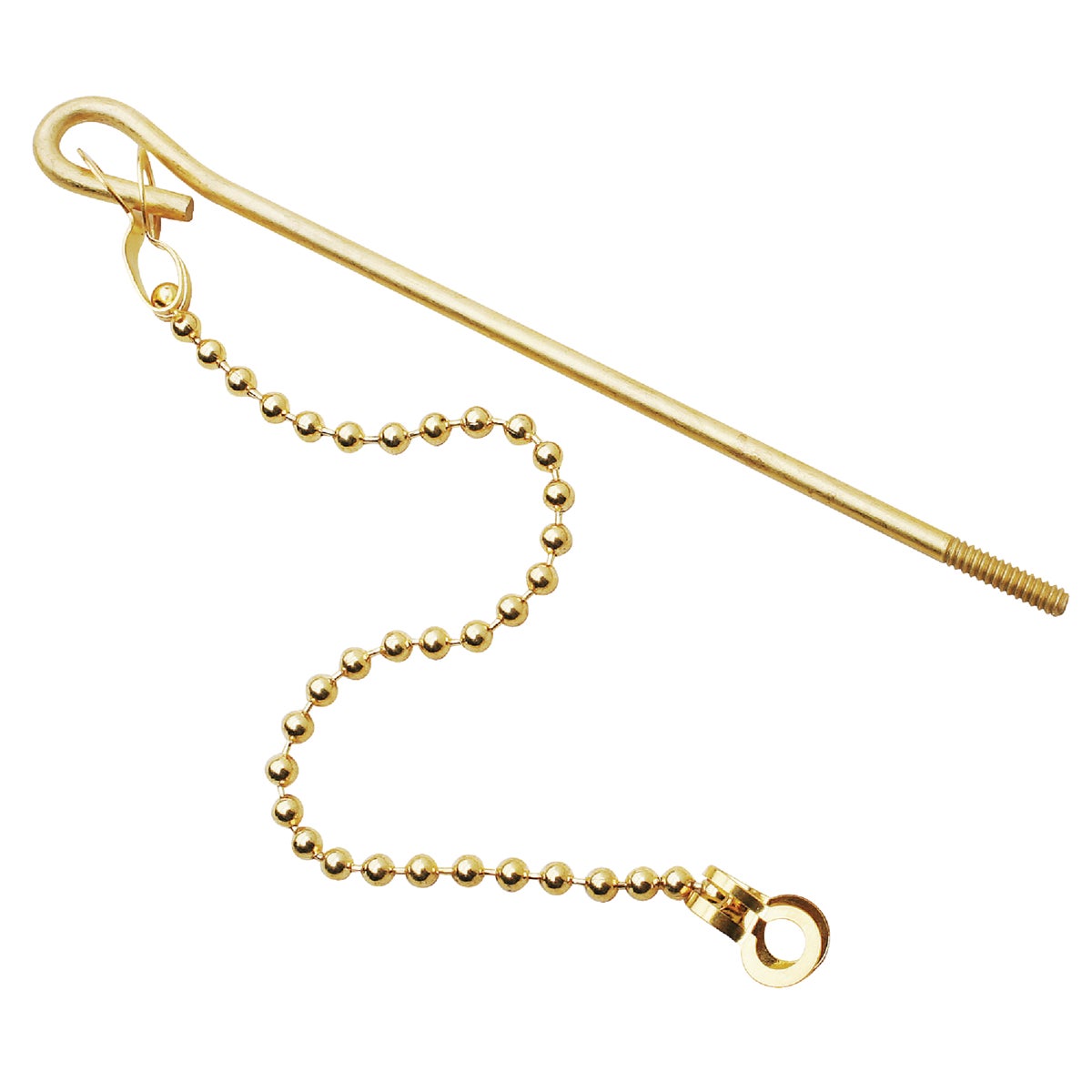 4-1/2 In. Brass Float Rod - Universal Fit Toilet Ball Lift Wire & Chain