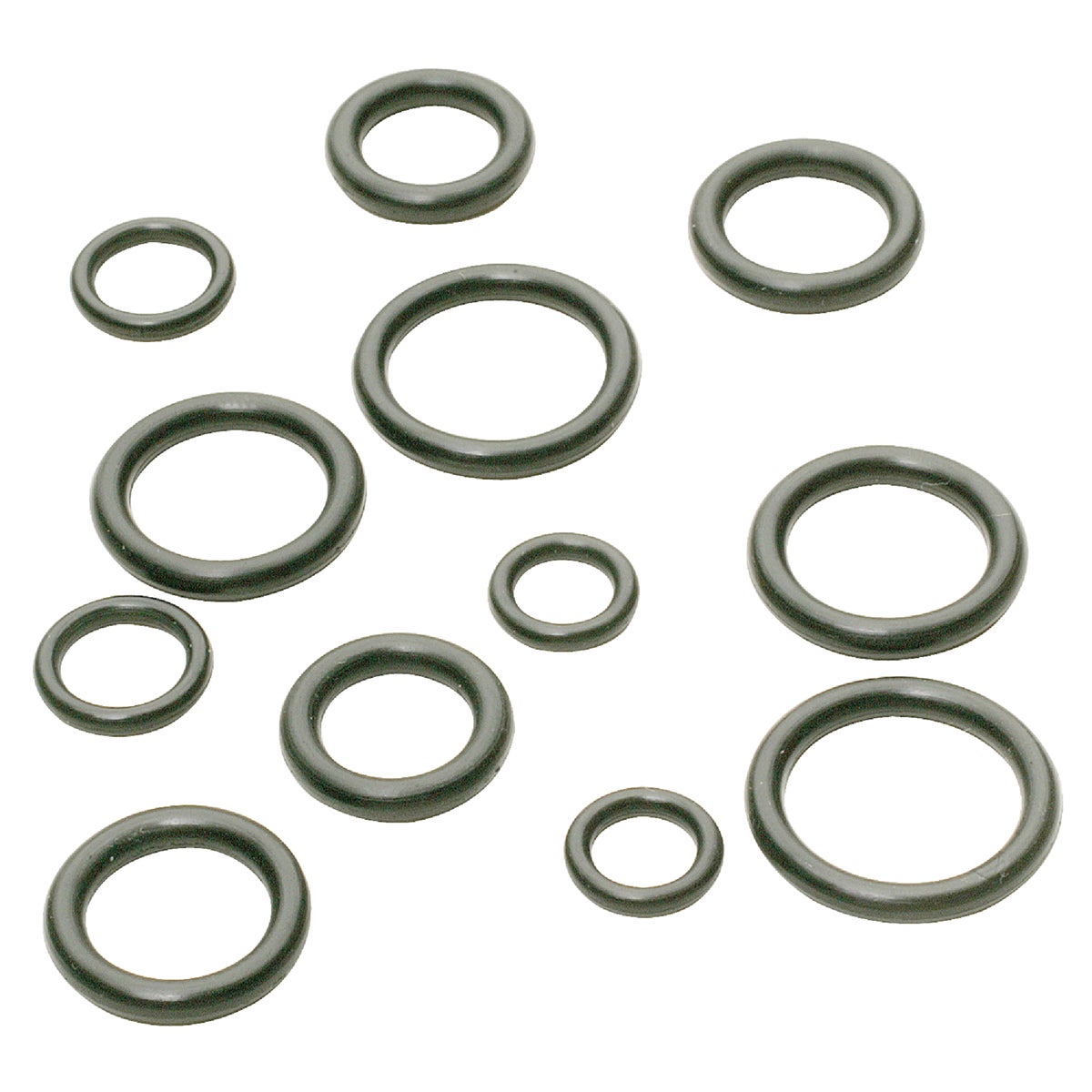 Assorted Small O-rings Set - 12-piece For Faucet Repair