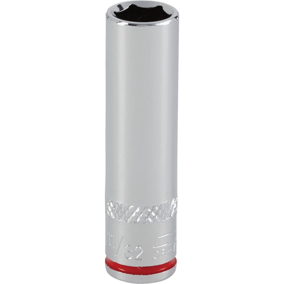 1/4 In. Drive 11/32 In. 6-point Deep Standard Socket