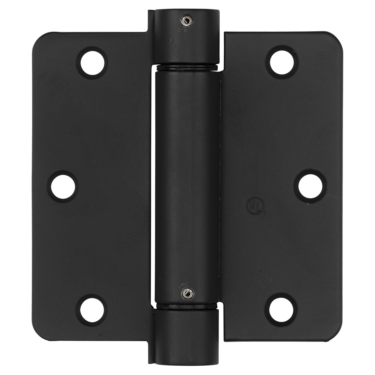 National Hardware 3-1/2 In. Oil Rubbed Bronze 1/4 In. Radius Spring Door Hinge