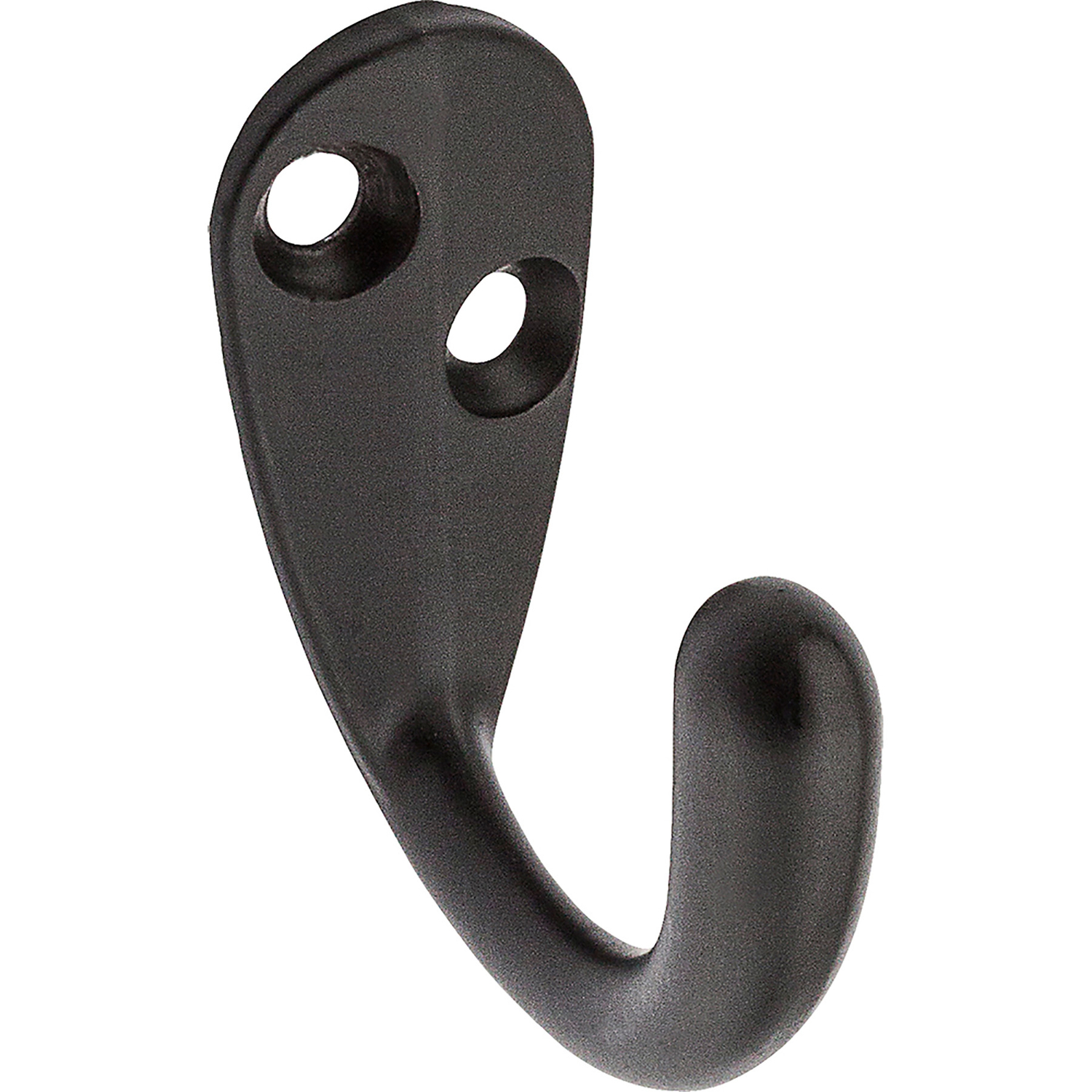 National Hardware Oil Rubbed Bronze Single Clothes Hook (2-Pack)
