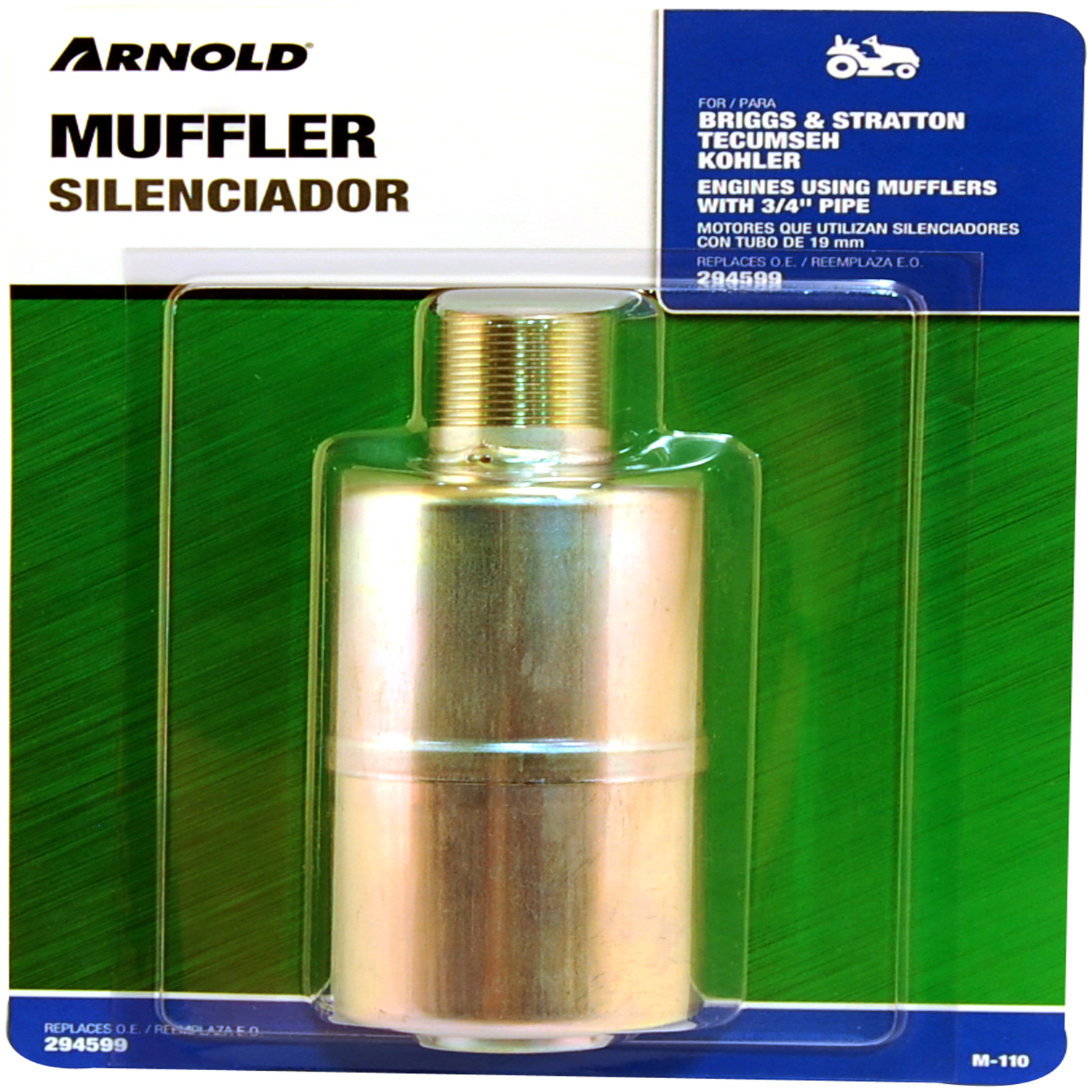 Arnold 6-1/2 In. 4 to 8 HP Muffler
