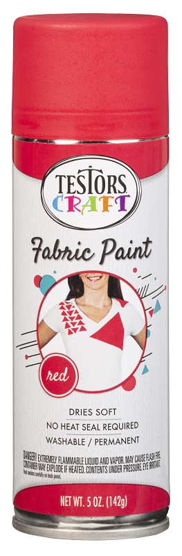 Testors Craft 5 Oz. Matte Red Fabric Spray Paint