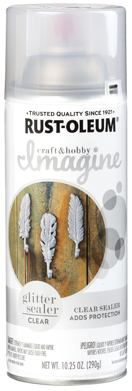 Rust-Oleum 10.25 Oz. Clear Glitter Sealer Spray Paint
