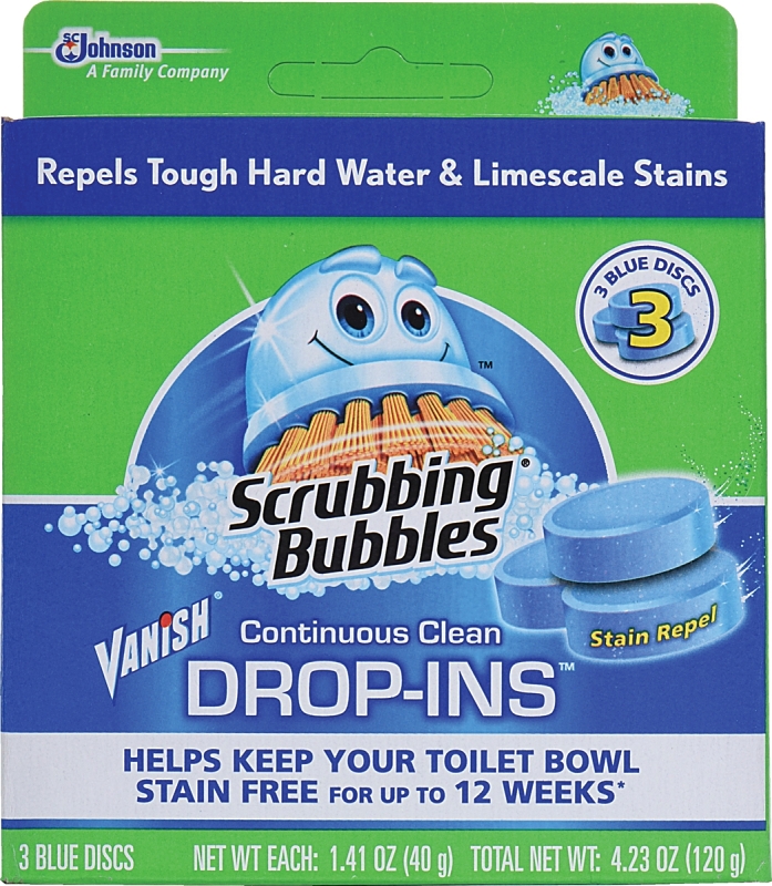 Scrubbing Bubbles Vanish Continuous Clean Drop-Ins Automatic Toilet Bowl Cleaner (3-Pack)