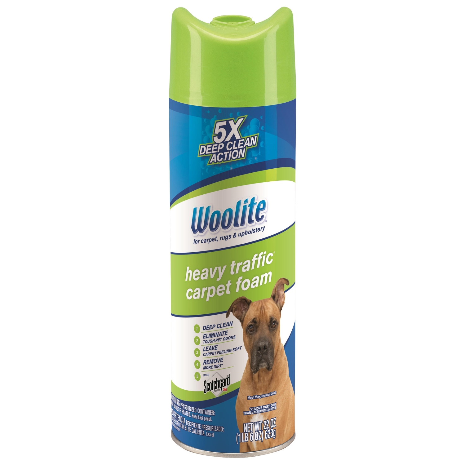 Heavy-Traffic Carpet Cleaner, 22 oz.