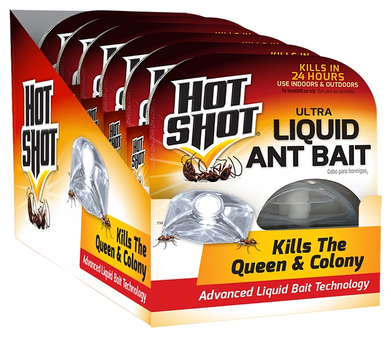 Hot Shot Ultra 3.6 Oz. Liquid Ant Bait Station (4-Pack)