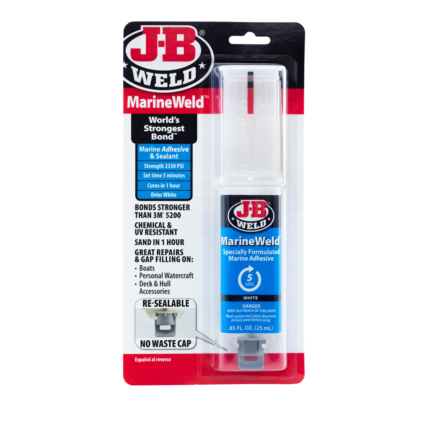 MarineWeld Epoxy Adhesive Cold Weld System, 25ml