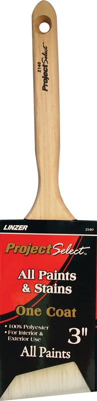 Polyester Angled Sash Brush, 3-In.