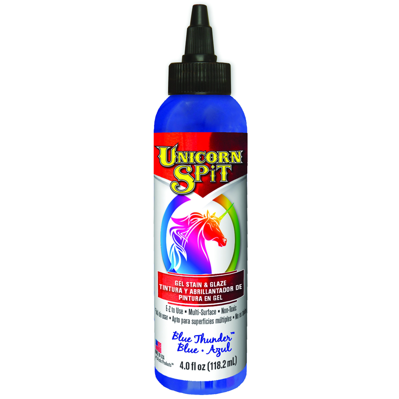 4 Oz. Blue Thunder Gel Stain, Paint & Glaze - Multi-surface Use
