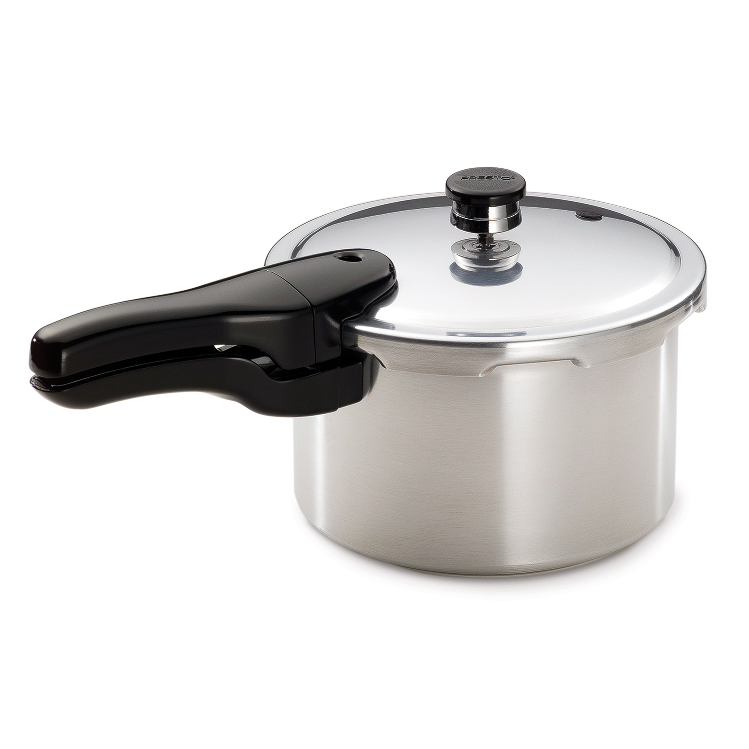 4 Qt. Polished Aluminum Pressure Cooker With Recipe Book