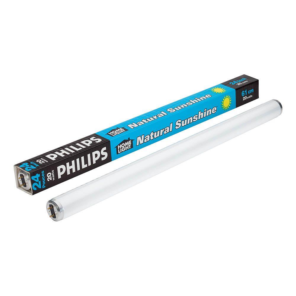 20-watt 2 Ft. T12 Linear Fluorescent Light Bulb Natural Light 5000k Model 392308