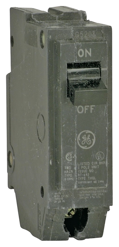 Thql 40a Single-pole Standard Trip Circuit Breaker, 120/240 Volt