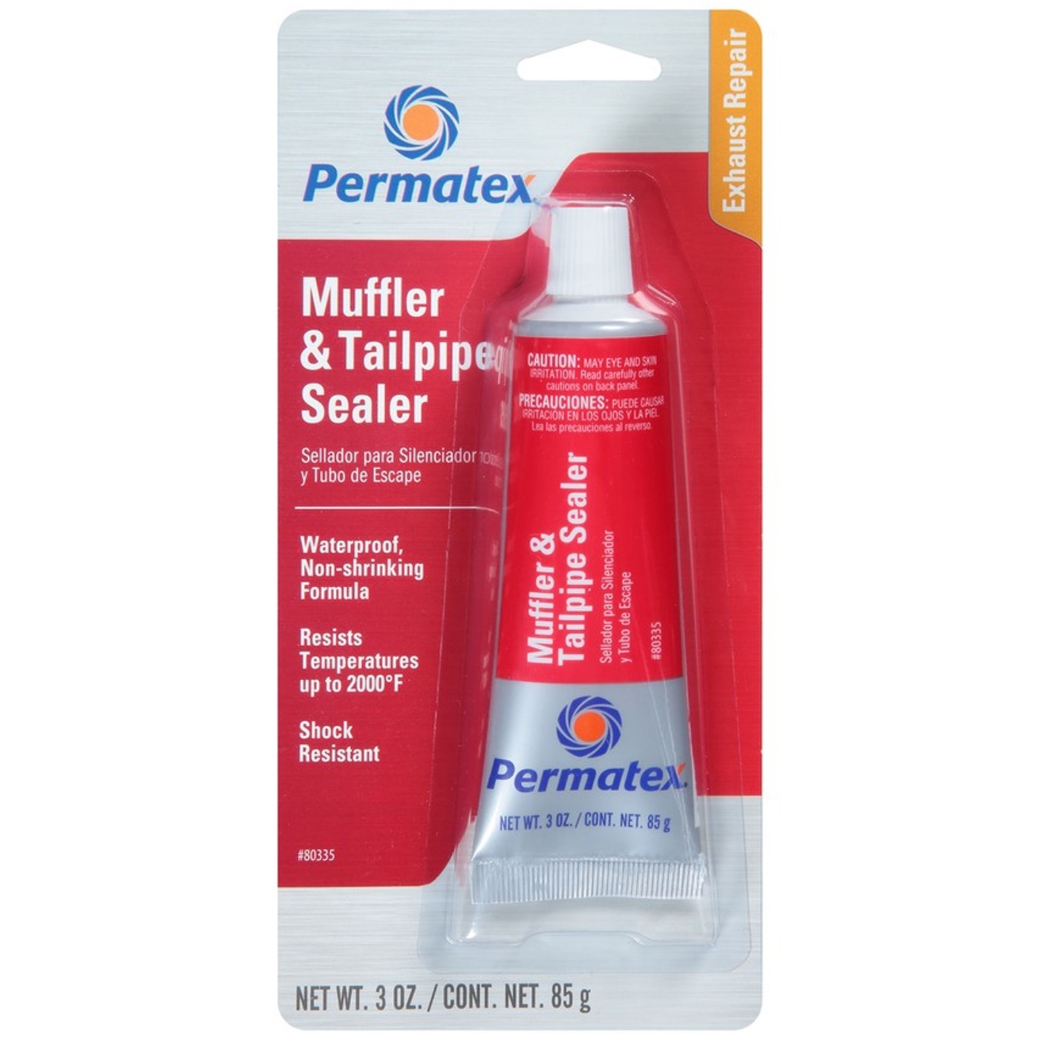3 Oz Muffler & Tailpipe Sealer - High Temperature Resistance