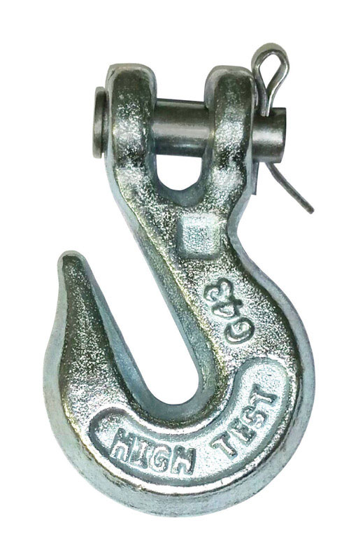 1/4 In. Grade 43 Clevis Grab Hook - 2600 Lb Load Capacity