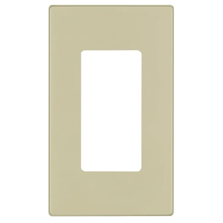 LEVITON DECORA PLUS SCREW- LESS SNAP-ON WALLPLATE -Mfg# 80301-0SI - Sold As 20 Units (CD/1)