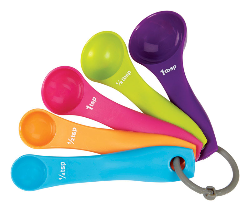 Diamond Visions Plastic Assorted Measuring Spoon Set