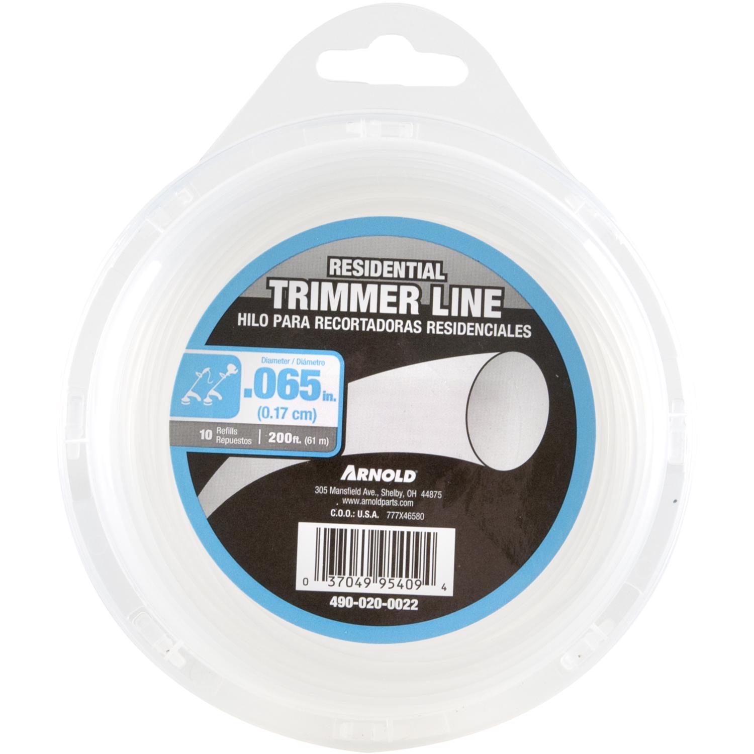 Residential Grade 0.065 In. Diameter X 200 Ft. Length Trimmer Line