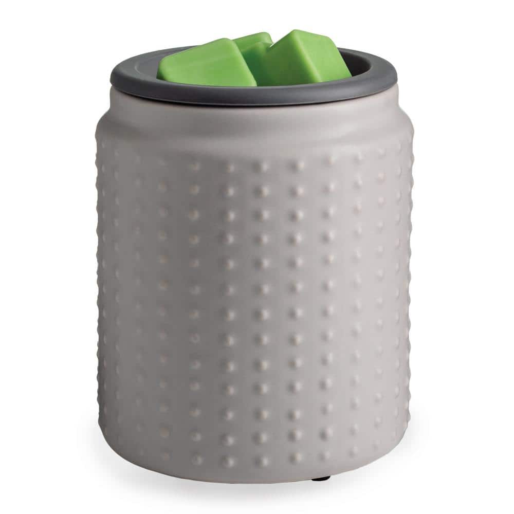 Medium Gray Hobnail Flip Dish Wax Melt Warmer