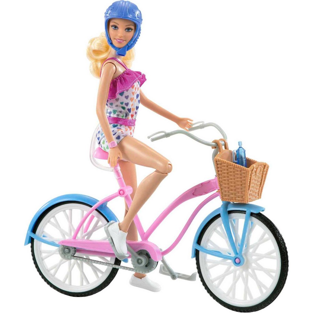 Doll And Bicycle Playset With 11.5 Inch Doll, Multicolor