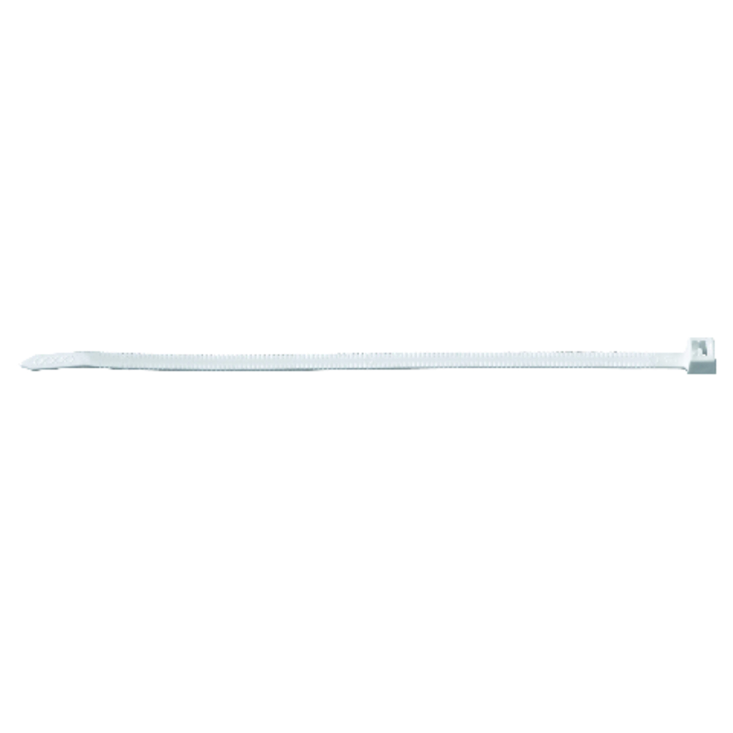 Catamount Twist Tail 11 In. x 0.187 In. White Nylon Cable Tie (50-Pack)