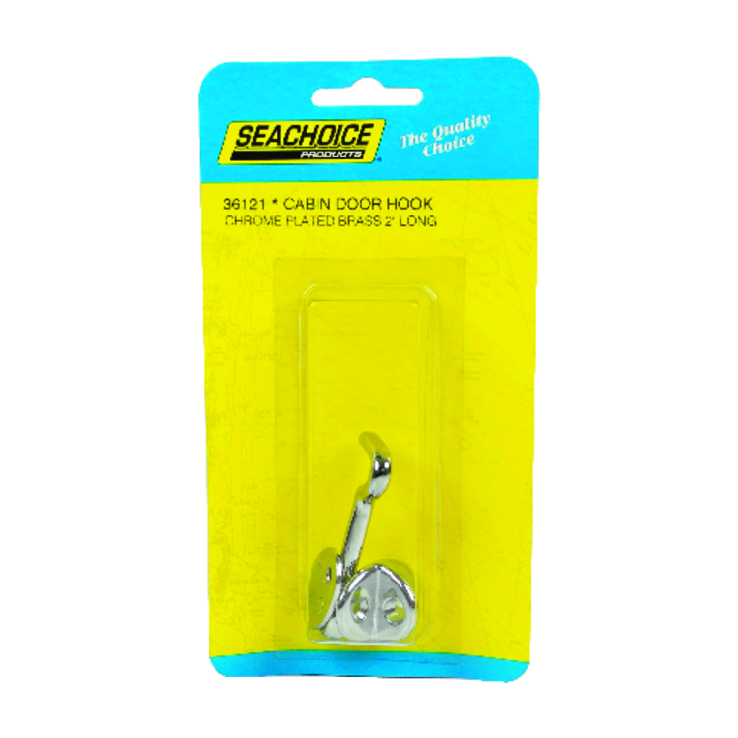 Seachoice 2 In. Chrome-Plated Brass Cabin Door Hook