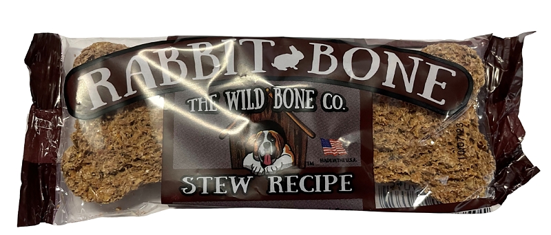 The Wild Bone Company Rabbit Bone Stew Dog Treat, 1 Oz.
