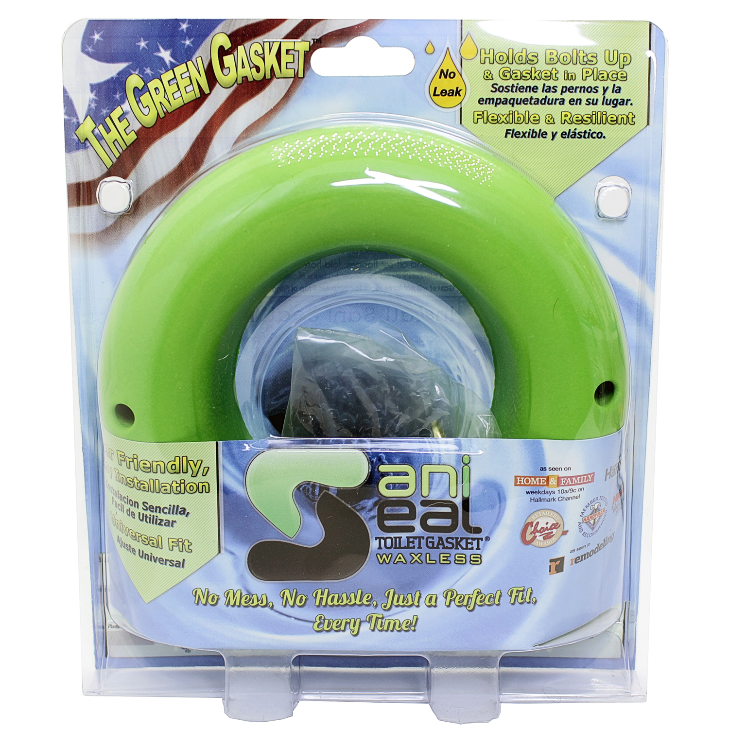 Wax-free Toilet Gasket - Model Bl01 - Universal Fit For All Toilets