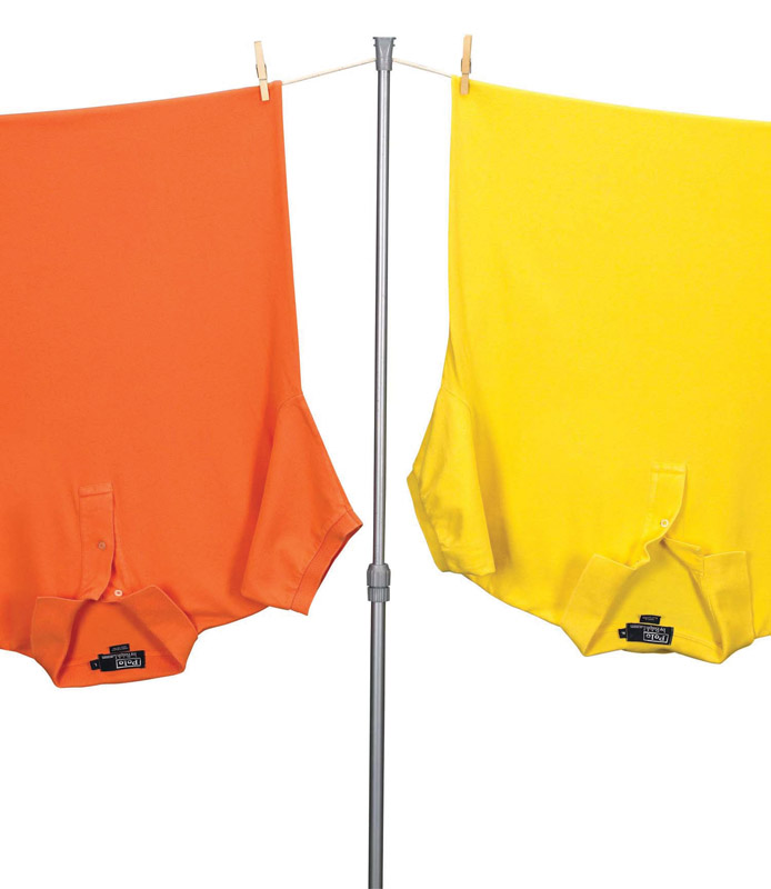 85 In. Steel Powder Coated Telescoping Clothesline Prop