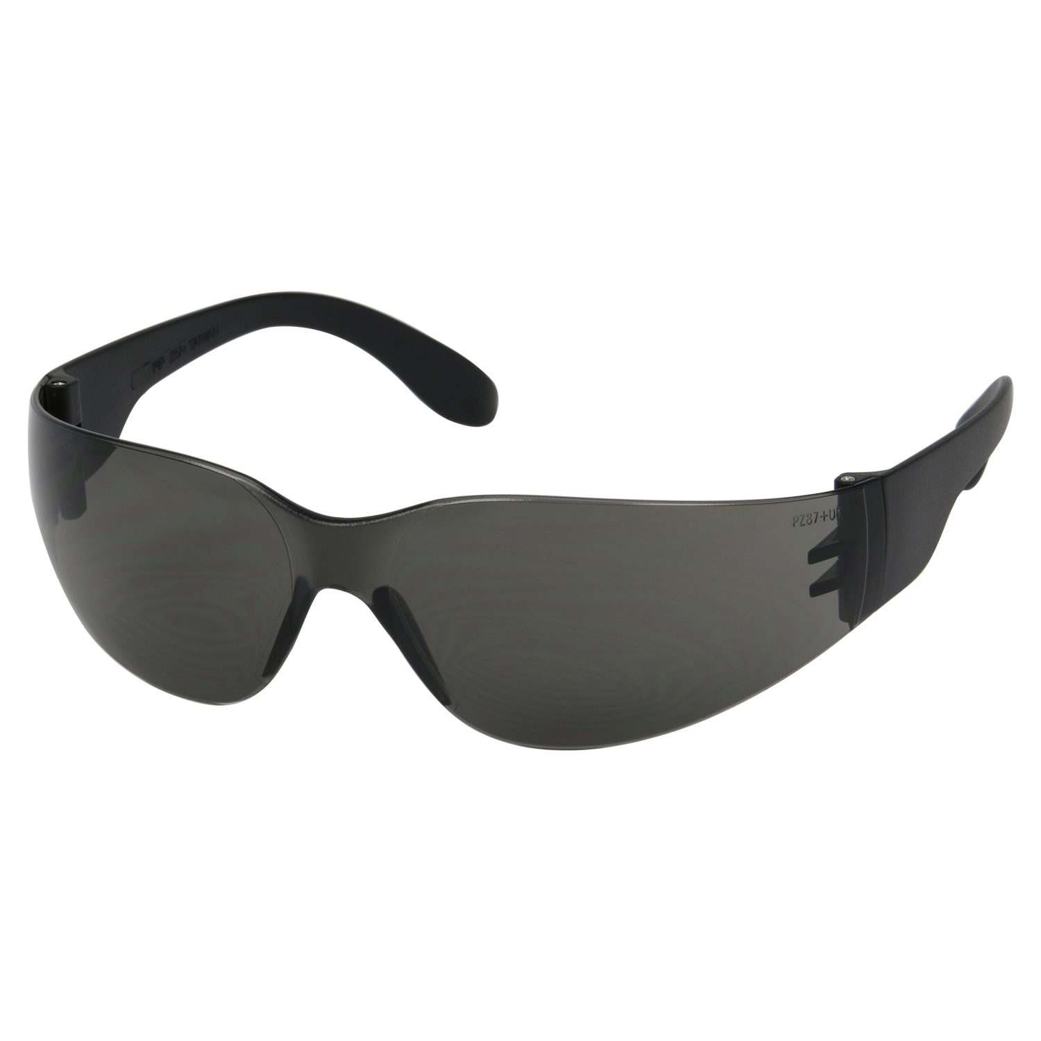 Safety Works Close Fitting Black Frame Safety Glasses with Anti-Fog Gray Lenses