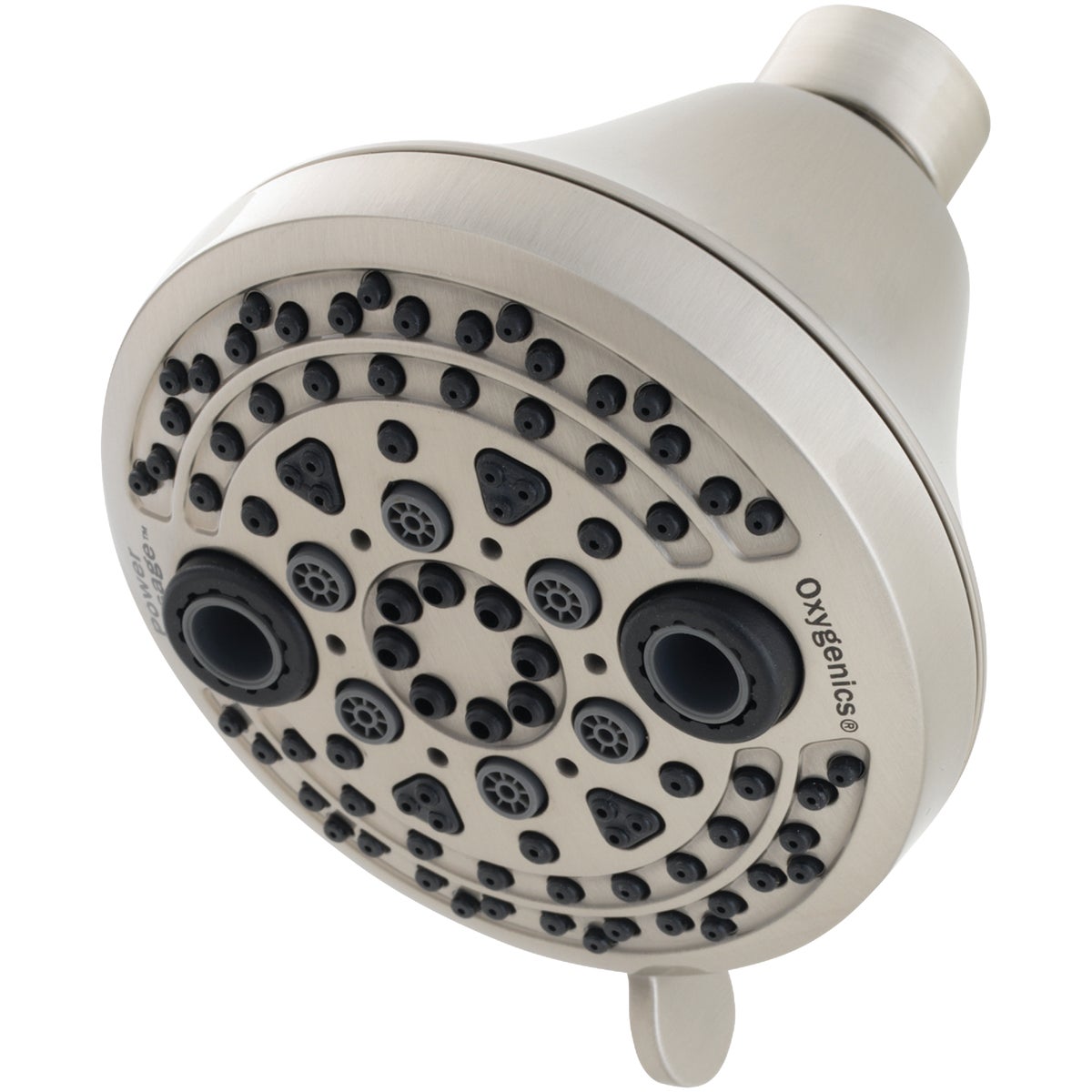 Powermassage 5-spray 1.75 Gpm Fixed Shower Head, Brushed Nickel