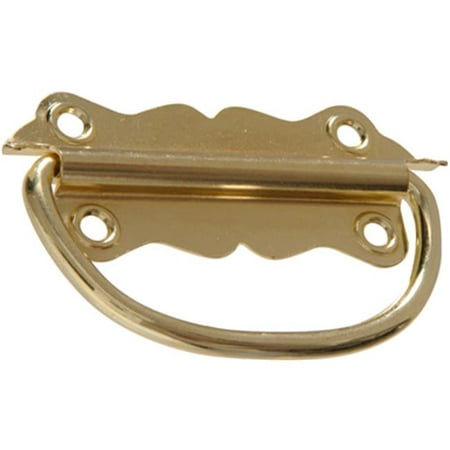 Hillman Hardware Essentials 852409 Chest Handle 3-1/2" Brass -2 Pack