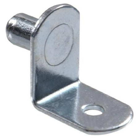 Zinc Plated Shelf Support - 0.25 In. Hillman Model 852004 Cabinet Hardware