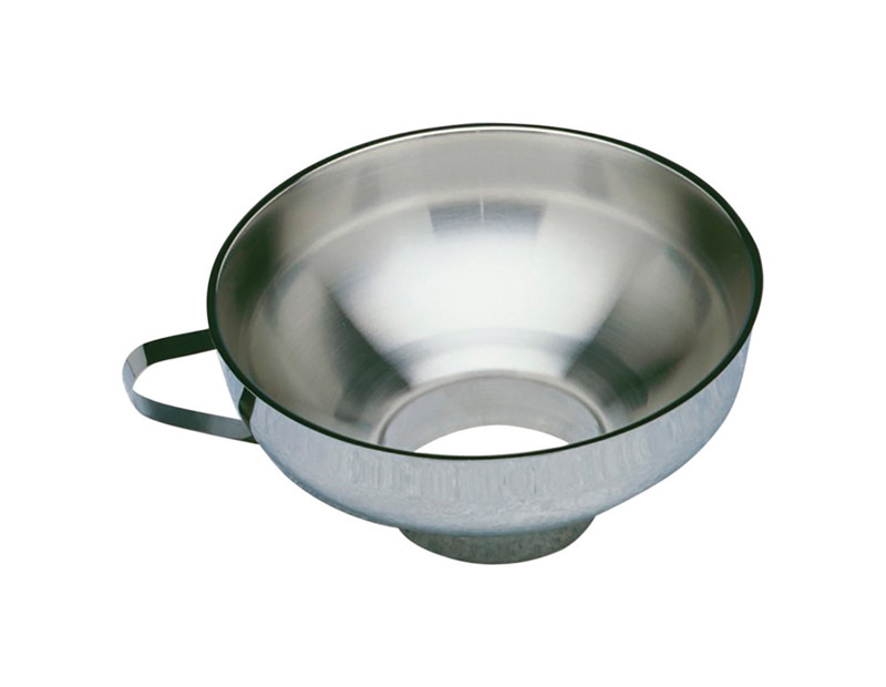 4 Oz. Stainless Steel Wide Mouth Funnel With Handle - Model 248