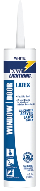 10 Oz. Weather Seal Siliconized Acrylic Latex Caulk For Windows And Doors