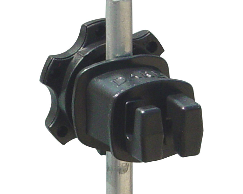 Dare Screw-On Black Polyethylene Electric Fence Insulator (25-Pack)