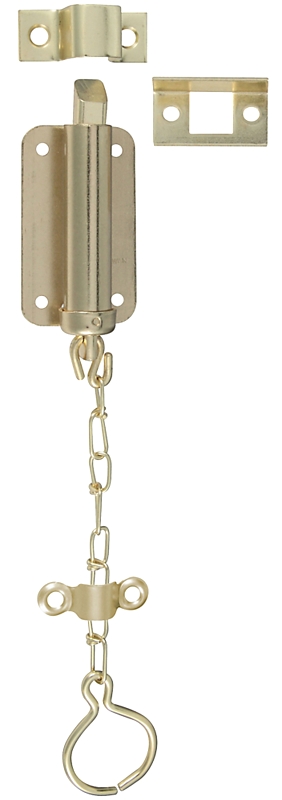 3" Reversible Chain Bolt With 15" Chain And Durable Finish