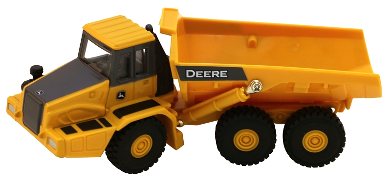 John Deere Articulated Dump Truck Toy, 1:64 Scale, Durable Plastic & Die-cast