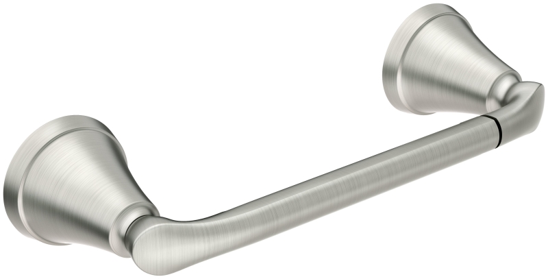Tiffin Wall Mount Toilet Paper Holder, Brushed Nickel, Model My4808bn