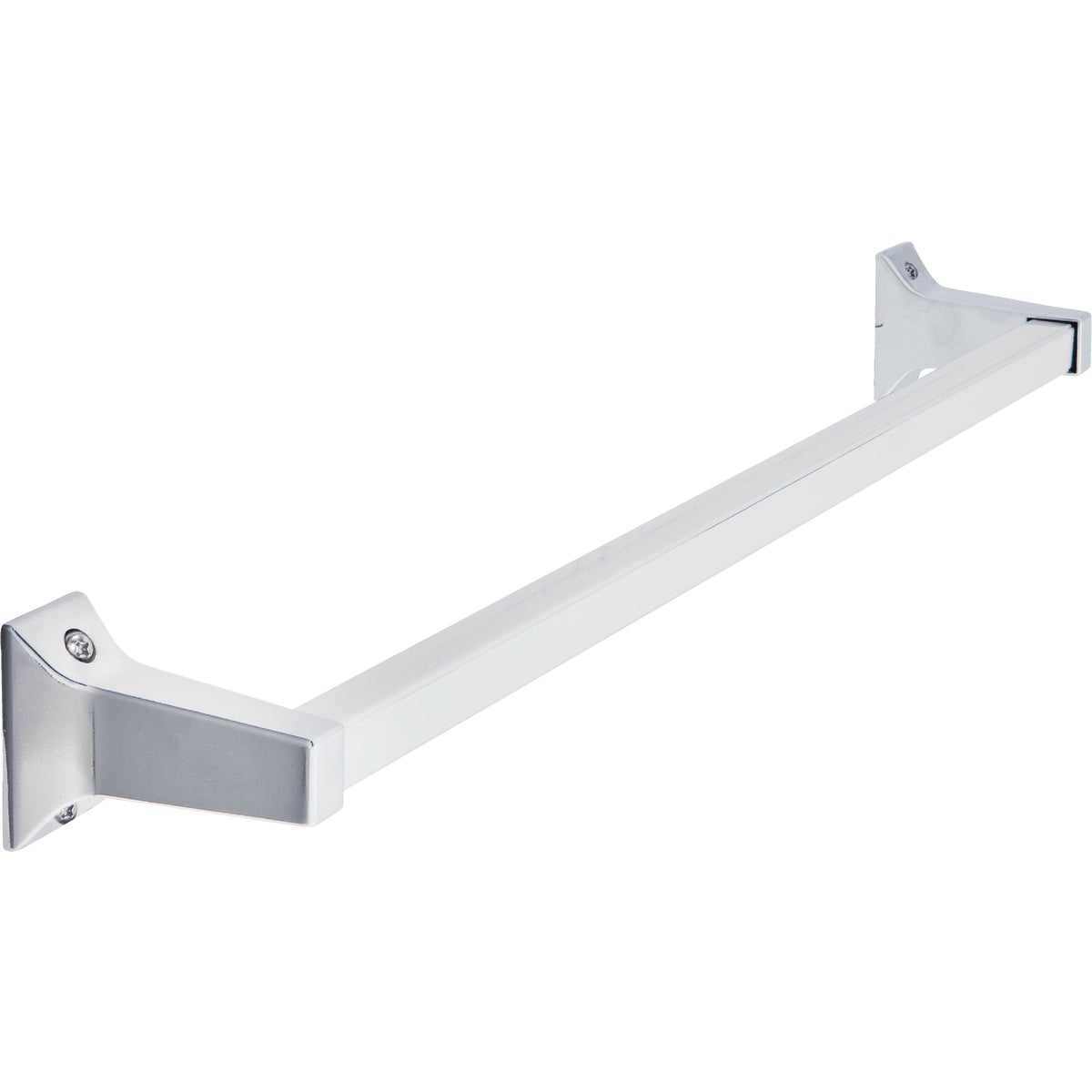 Alpha 18 Inch Chrome Towel Bar - Zinc Die-cast Wall Mount