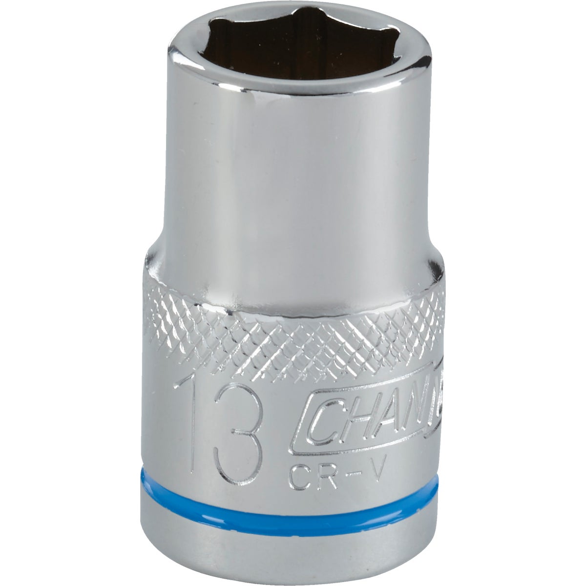 1/2 In. Drive 13 Mm 6-point Shallow Metric Socket - Chrome Vanadium Steel