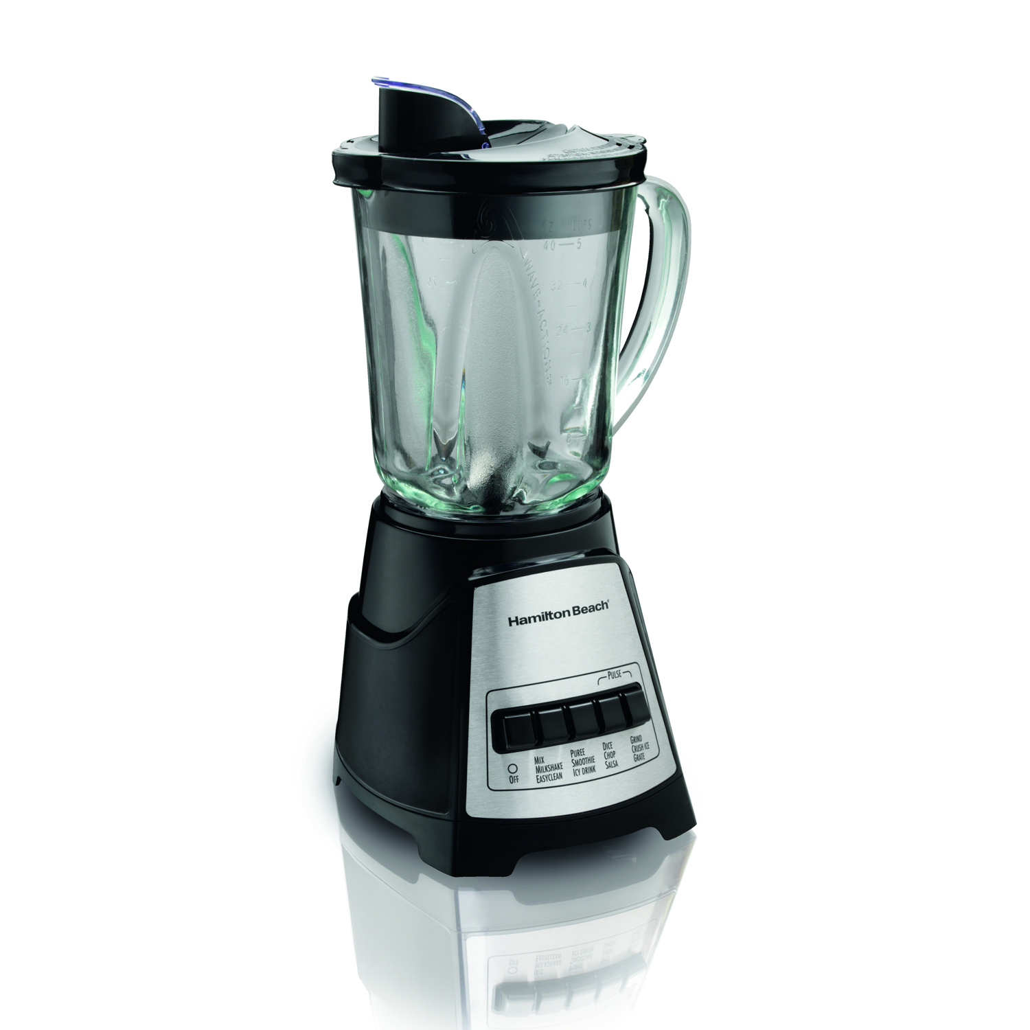 Power Elite Blender 40 Oz 12 Speed 700 Watts Black/silver