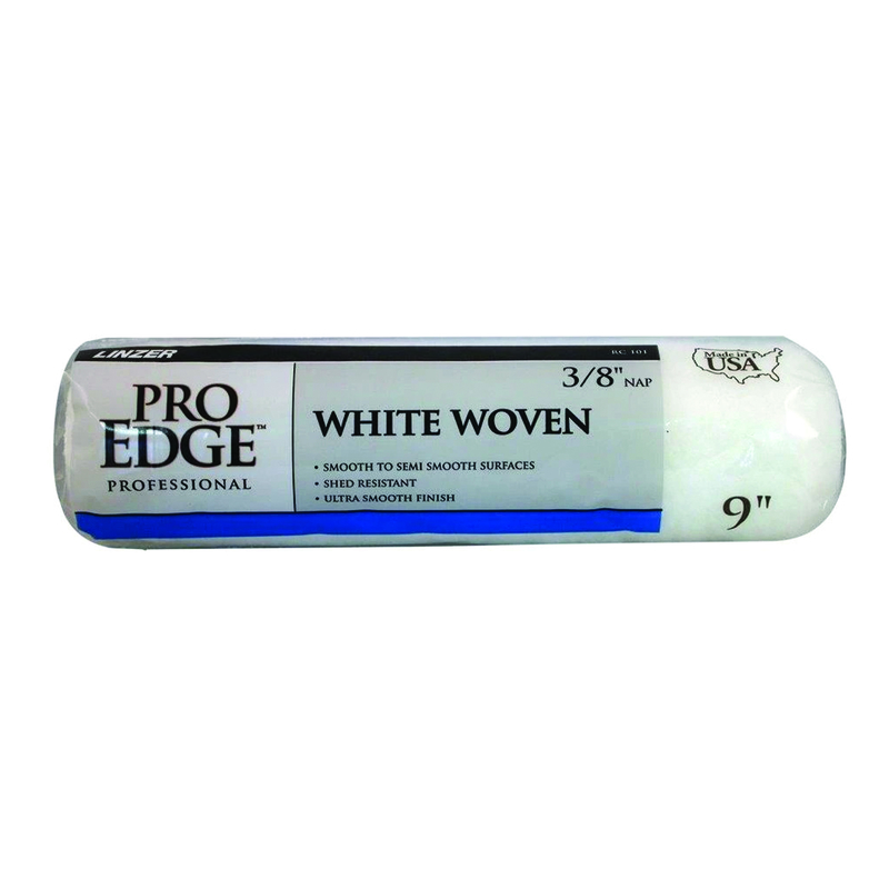 9 in. x 3/8 in. Best White Woven Roller Cover