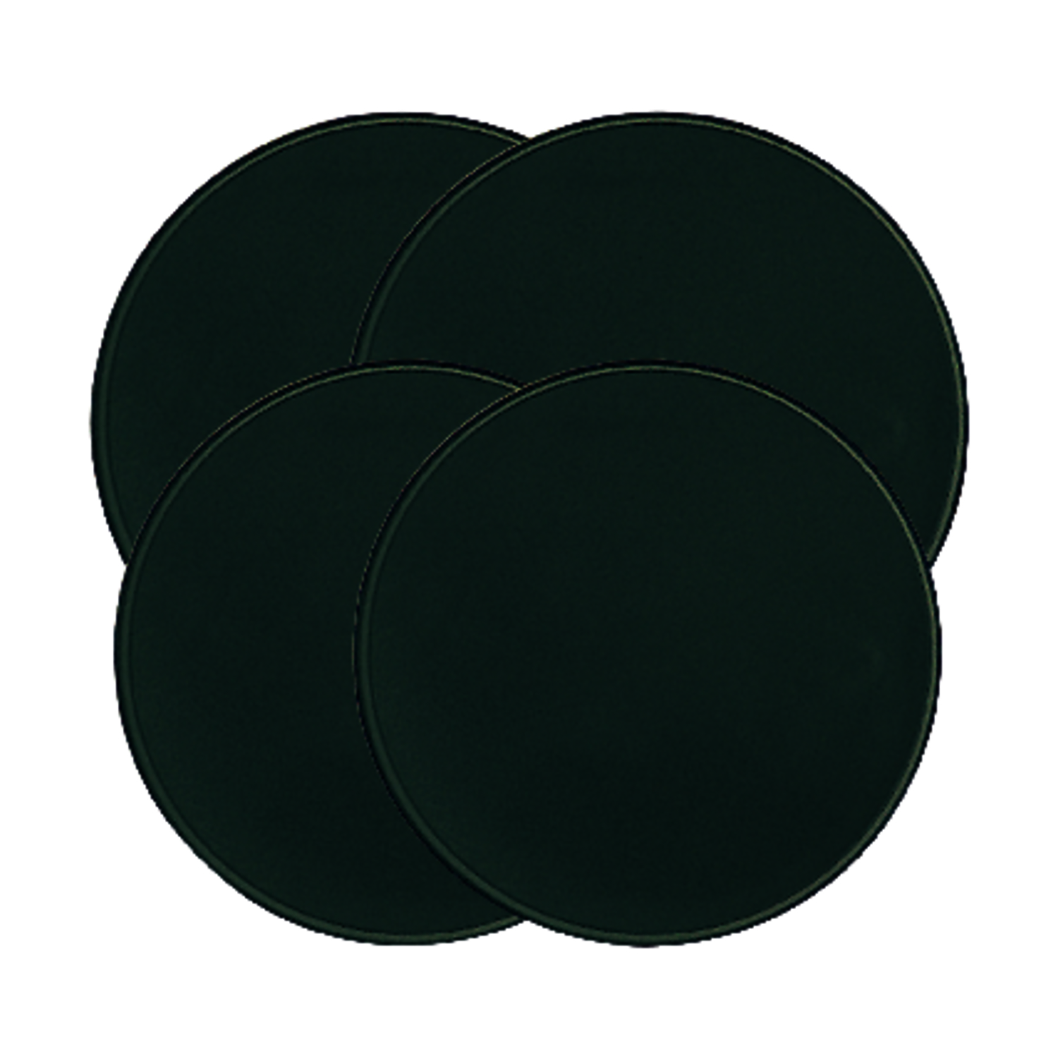 Range Kleen Round Metal Black Burner Cover (4-Count)